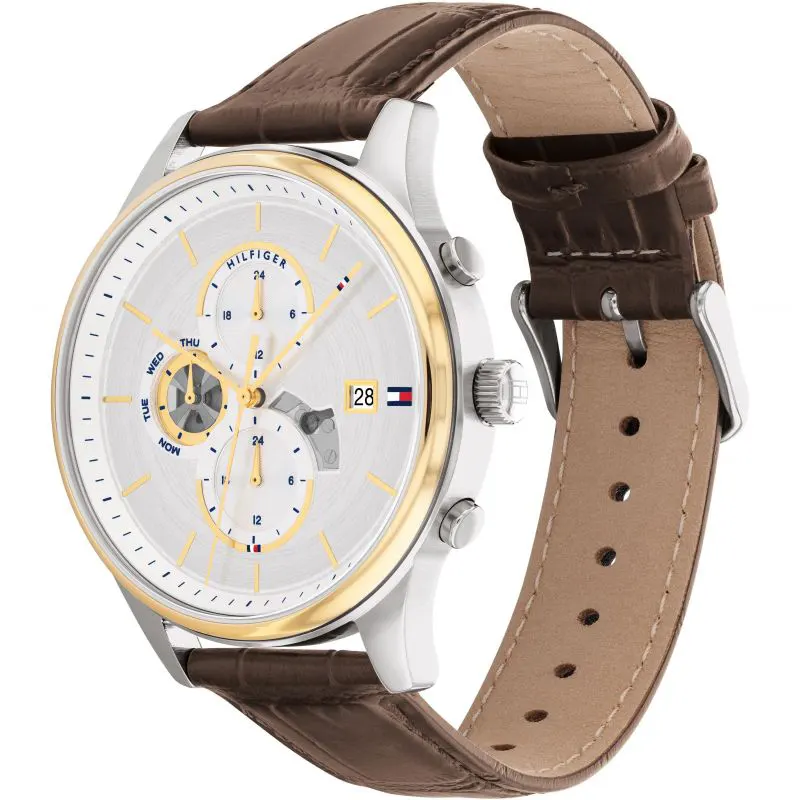 Tommy Hilfiger Weston Chronograph Silver Dial Men's Watch | 1710501